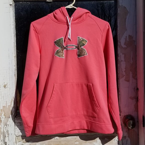 Under Armour Pink Coldgear Storm Armour Fleece® Hoodie w/ Realtree Logo - Picture 1 of 16